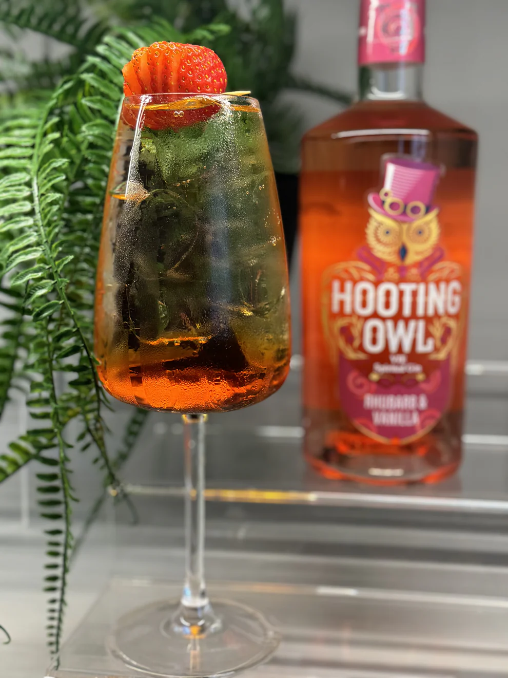 Hooting Owl Distillery's Rhubarb & Vanilla Gin - Image 2