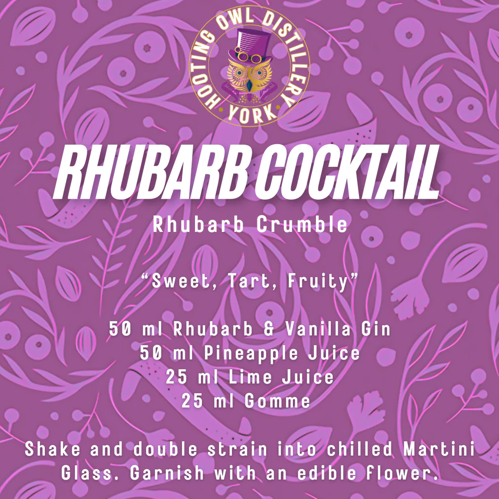 Hooting Owl Distillery's Rhubarb & Vanilla Gin - Image 4