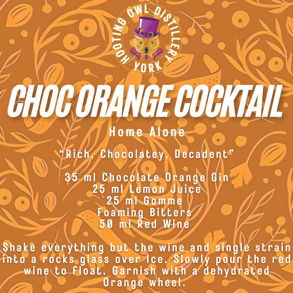Hooting Owl Distillery's York Chocolate Orange Gin - Image 3