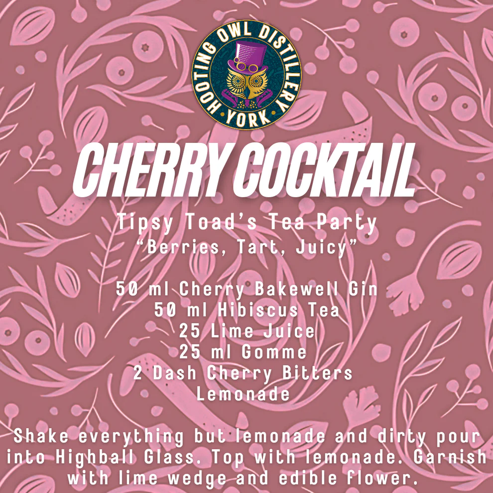 Tipsy Toad's Cherry Bakewell Gin - Image 4