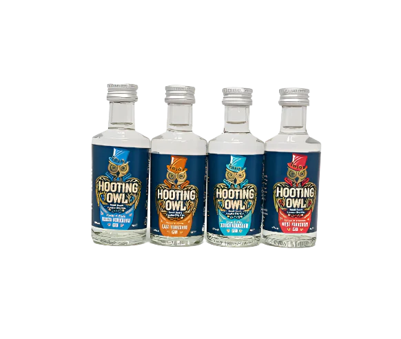 Hooting Owl Distillery's Tour De Yorkshire Mini Gin Tasting Set (4 x 5CL) - Image 4